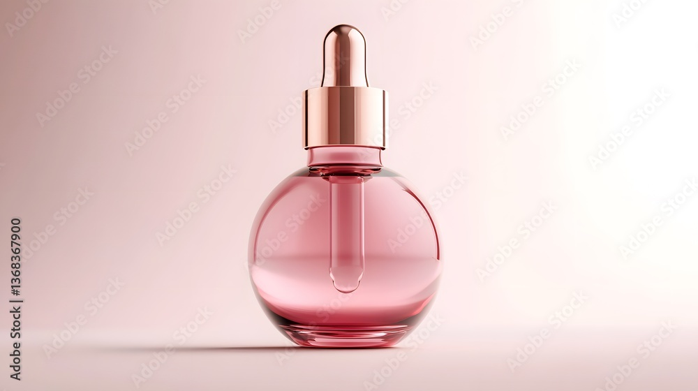 Luxurious Serum Container with Gold Dropper Luxurious Serum Container with Gold Dropper