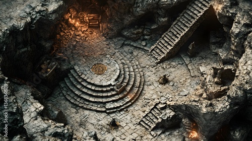 Fantasy Dungeon Map