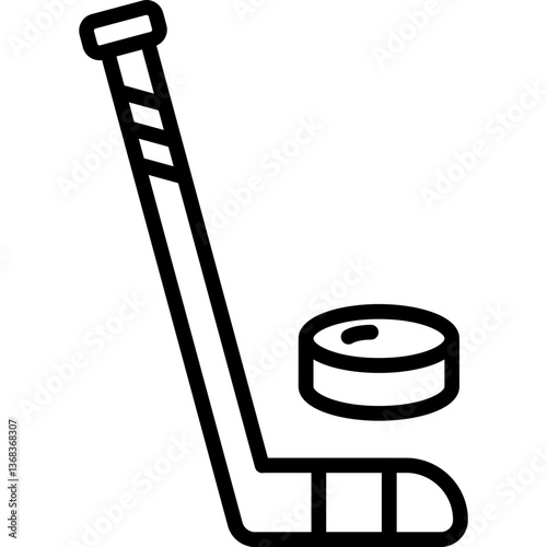 Photography Ice Hockey Icon Vector Element
