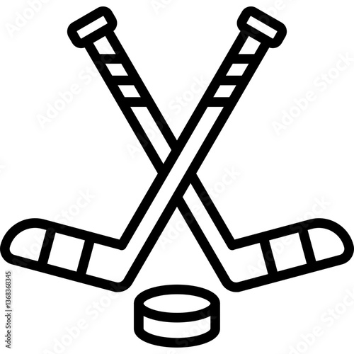 Photography Ice Hockey Icon Vector Element