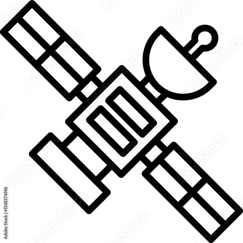 Satellite Icon Vector Element