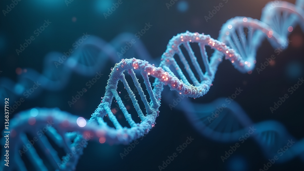 Captivating Visualization of the Double Helix DNA Model Captivating Visualization of the Double Helix DNA Model