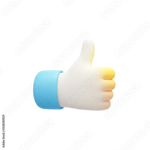 hand with thumb up
