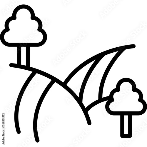 Pathway Icon Vector Element