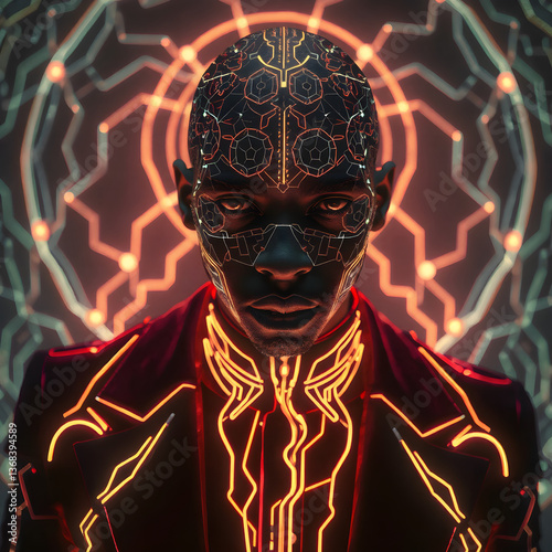  Futuristic Black Mystic  Zulu Warrior 