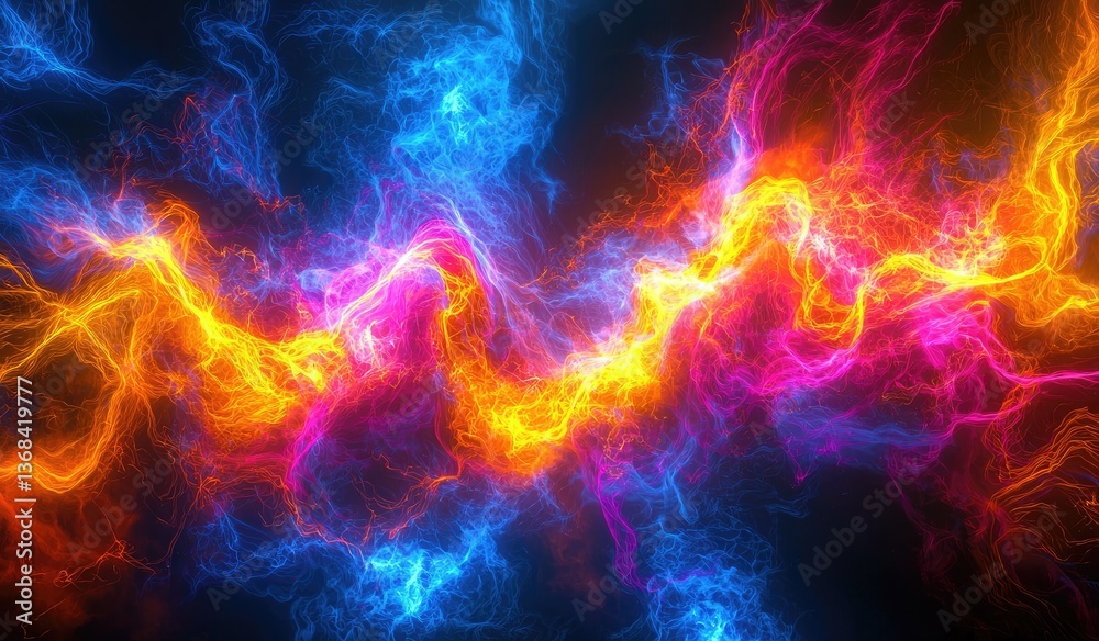 A vibrant display of swirling colors, featuring electric blues, fiery oranges, and vivid pinks, creating a dynamic and energetic visual effect. A vibrant display of swirling colors, featuring electric blues, fiery oranges, and vivid pinks, creating a dynamic and energetic visual effect.