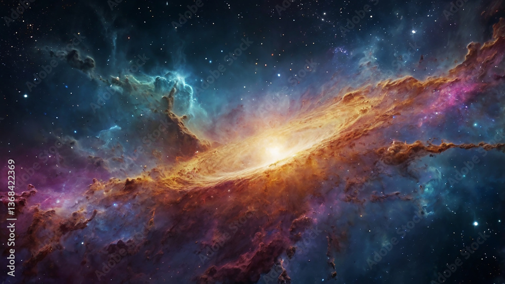 Fototapeta premium galaxy in space