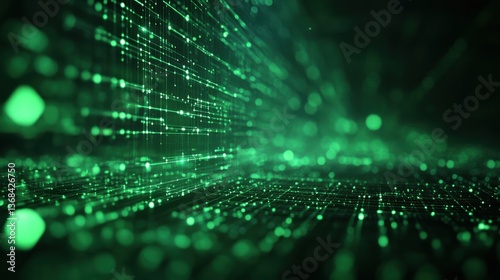 Abstract Representation of Digital Data Flow