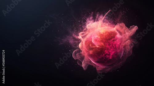 Abstract visualization of quantum computing: entangled qubits emitting light pulses, dynamic neon swirls, and interconnected energy orbs against a cosmic backdrop.