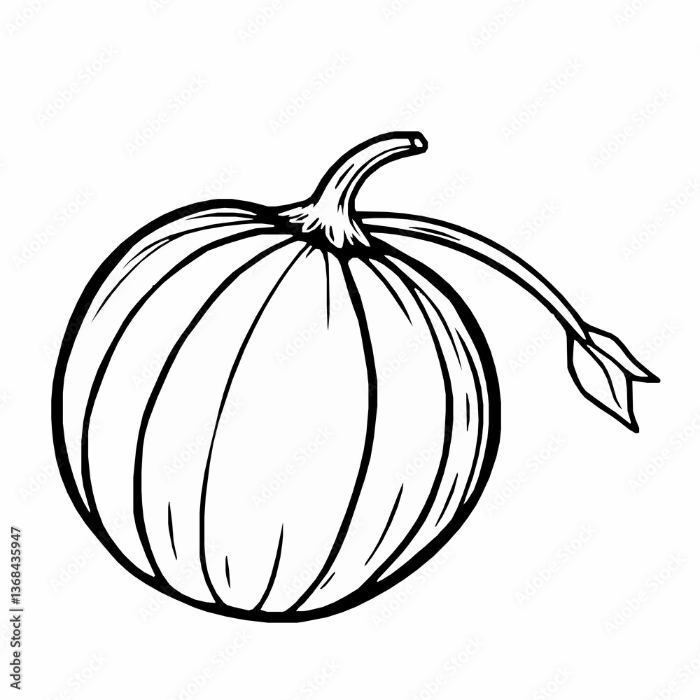 Black Outline Vector of Parwal Pointed Gourd with Elongated Shape and Cross-Section Slices Isolated on a White Background Black Outline Vector of Parwal Pointed Gourd with Elongated Shape and Cross-Section Slices Isolated on a White Background