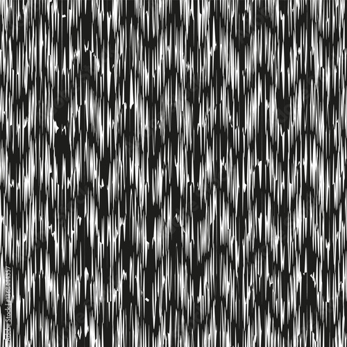 Dynamic irregular pattern. Black and white texture. Abstract high contrast design. Graphic seamless texture.