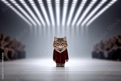 Wallpaper Mural Cat Fashion Show Torontodigital.ca