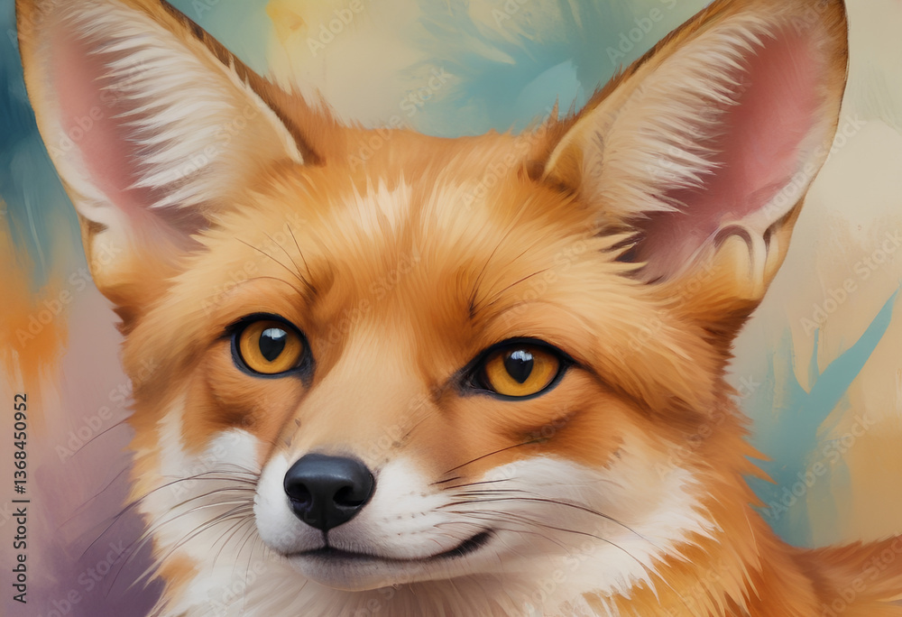 Fototapeta premium red fox portrait