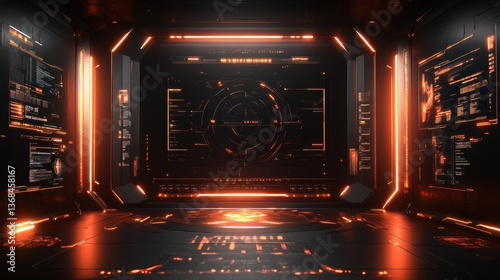 Futuristic Control Room