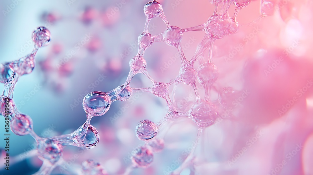Time-lapse visualization of skin hydration as micro-sized hyaluronic acid absorbs into the dermis Time-lapse visualization of skin hydration as micro-sized hyaluronic acid absorbs into the dermis