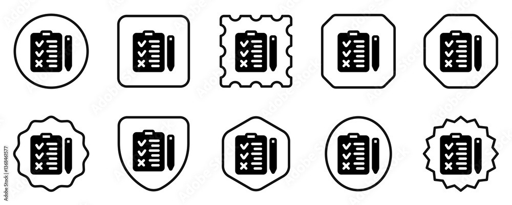 Editable task, checklist vector icon. Part of a big icon set family. Perfect for web and app interfaces, presentations, infographics, etc Editable task, checklist vector icon. Part of a big icon set family. Perfect for web and app interfaces, presentations, infographics, etc