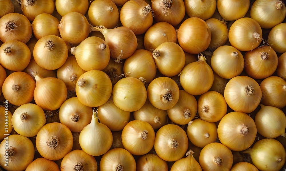 Golden tapestry of onions, a symphony of flavor and culinary potential Golden tapestry of onions, a symphony of flavor and culinary potential