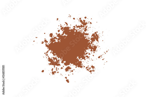Cocoa Powder, Cacao Dust Pile, Dry Ground Cocoa Beans, Cocao Powder Pile for Chocolate