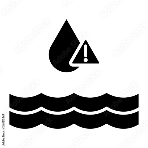 Contaminated Water Icon