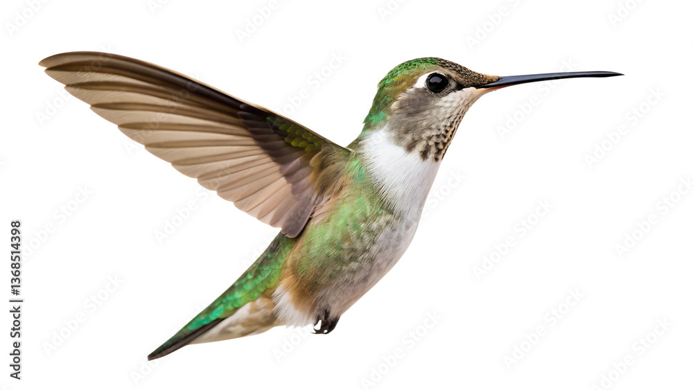 Fototapeta premium Hummingbird in Flight.