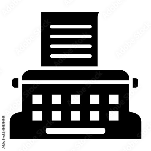 Typewriter Icon