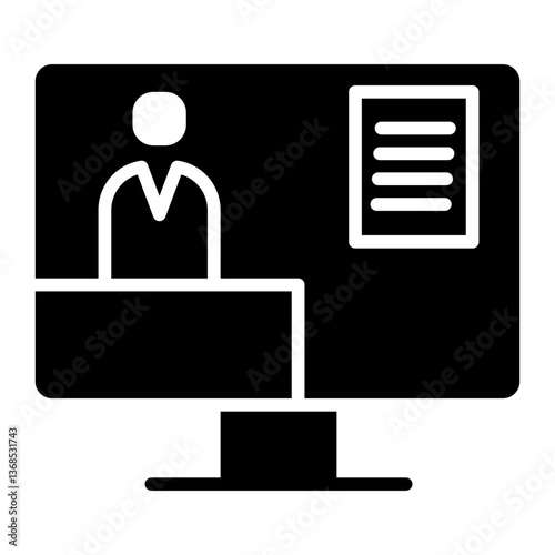 News Anchor Icon