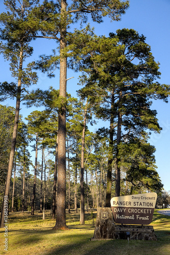 Ranger Station for the Davy Crockett National Forest, Kennard, Texas.