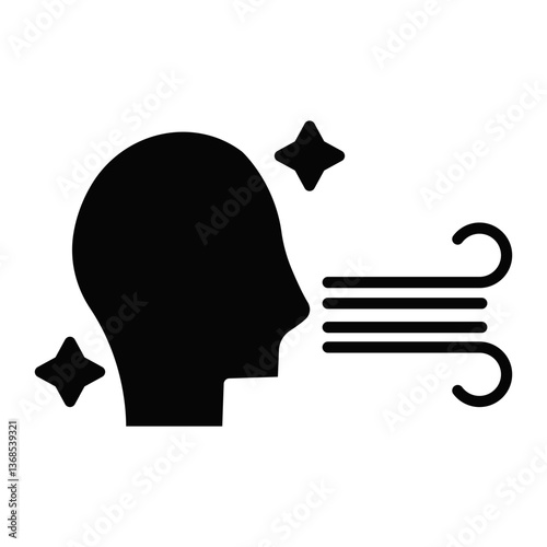 Smoke Inhalation Icon