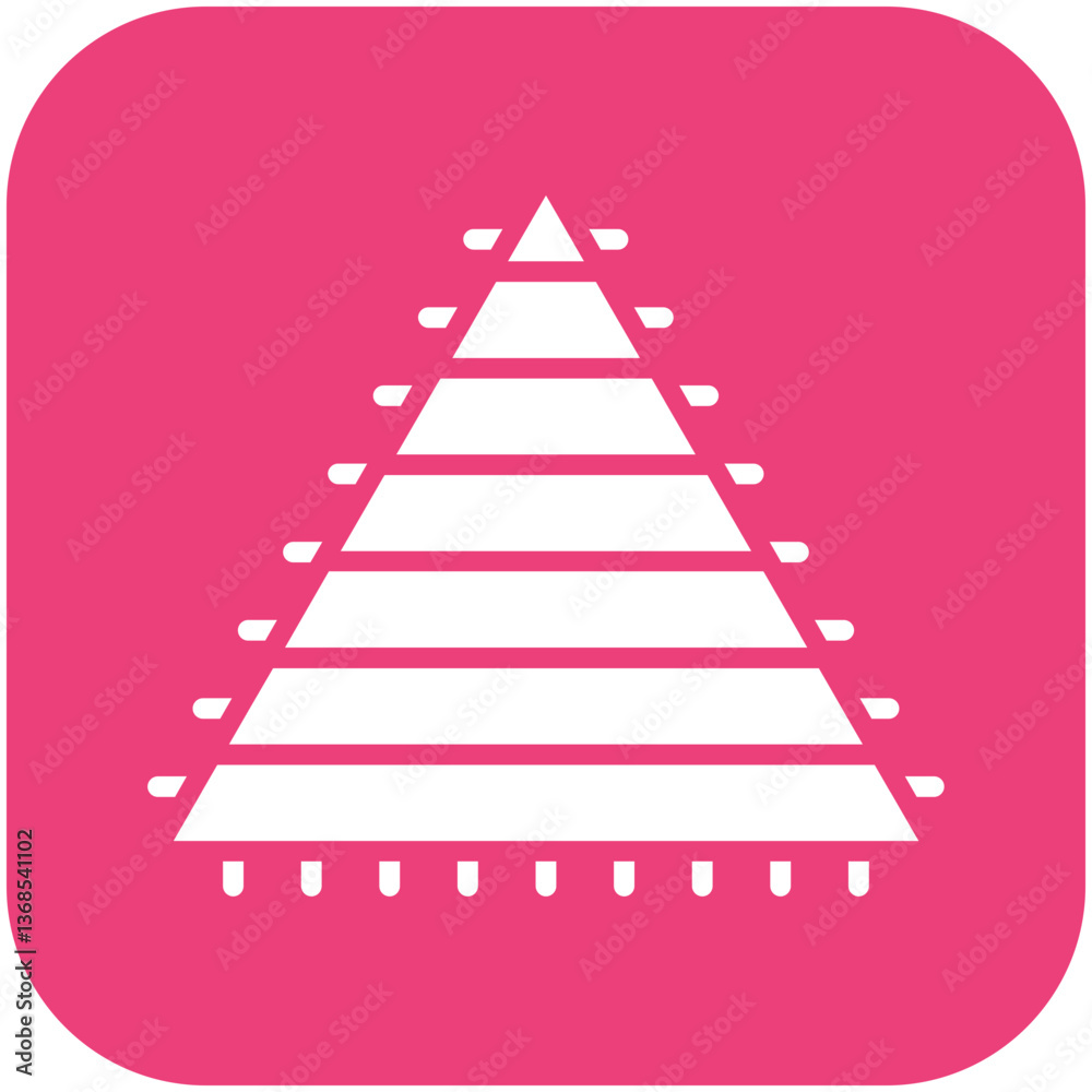 Fototapeta premium Basic Pyramid Icon