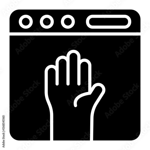 Raise Hand Icon