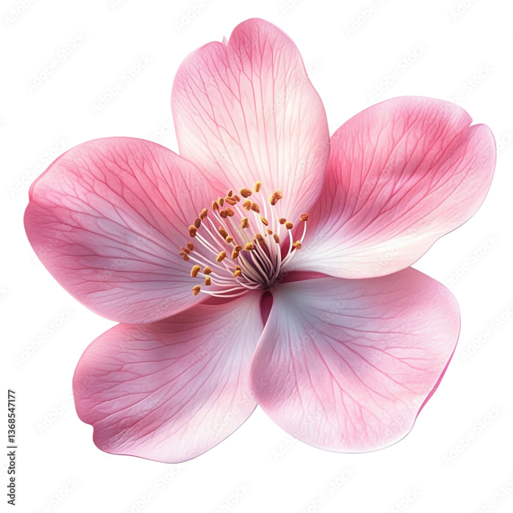 Fototapeta premium Delicate Pink Blossom Soft Petals Gentle Beauty,