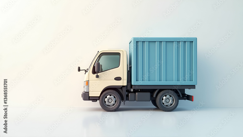 3D Flat Icon of Truck and Expense Report: Visualizing Freight Cost Management and Financial Planning 3D Flat Icon of Truck and Expense Report: Visualizing Freight Cost Management and Financial Planning