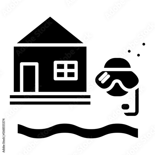 Dive Resort Icon