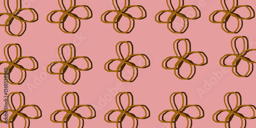 seamless colorful pattern, bold color pattern, flowers on pink background
