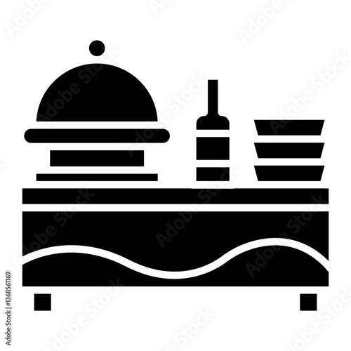 Social Event Catering Icon