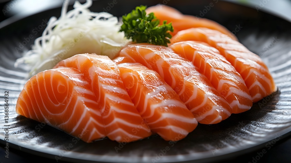 fresh salmon sashimi slices fresh salmon sashimi slices