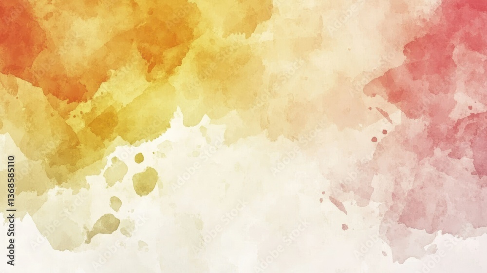Obraz premium Abstract watercolor painting background with a soft, gradient effect.