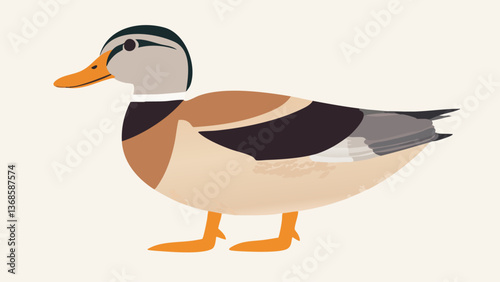 Duck – Playful and Quirky Vector Illustration