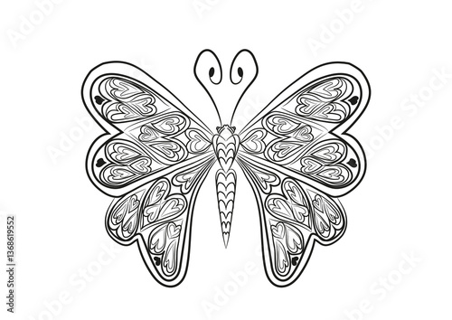 Papillon coeur 25 03 2025