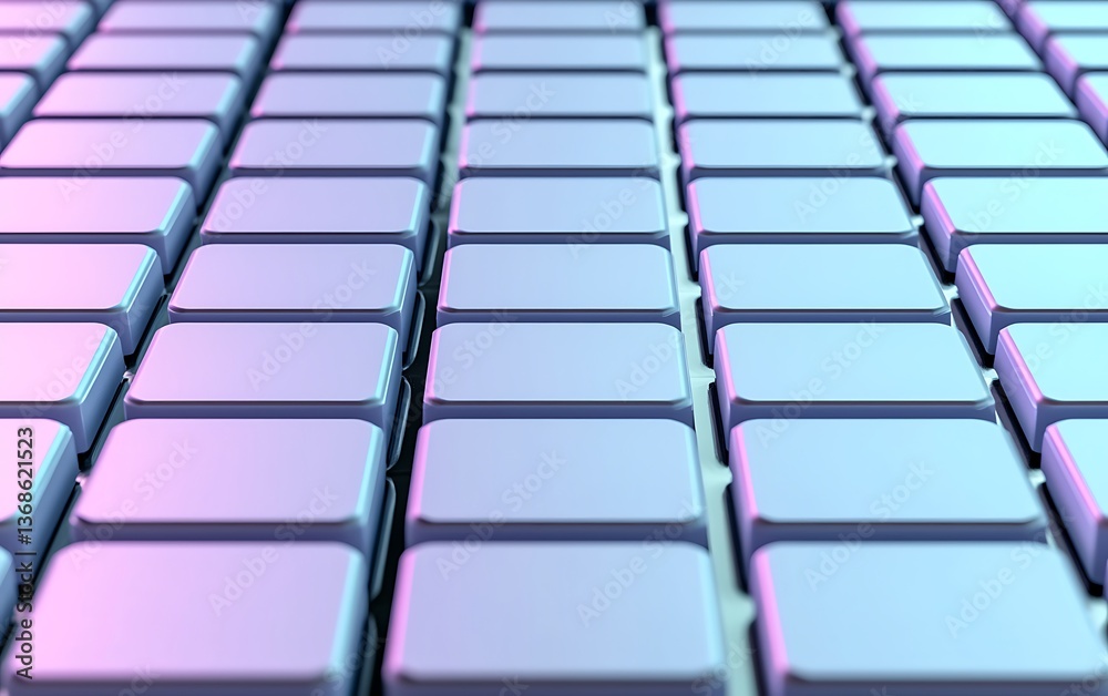 Obraz premium Abstract pastel cube grid pattern.