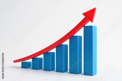 Ascending Growth: A dynamic graph illustrates upward trajectory, visually representing expansion, development, and progress. Free Download Ascending Growth: A dynamic graph illustrates upward trajectory, visually representing expansion, development, and progress. - GFXLoad