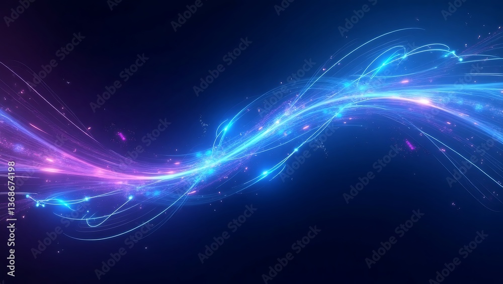 Fototapeta premium Abstract vibrant dynamic background. Generative Ai.