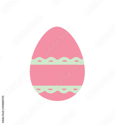 easter eggs with ribbon