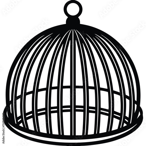 bird cage icon design