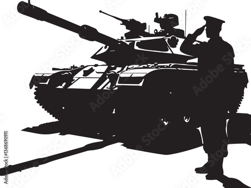 american  Military Silhouettes Vector Bundle