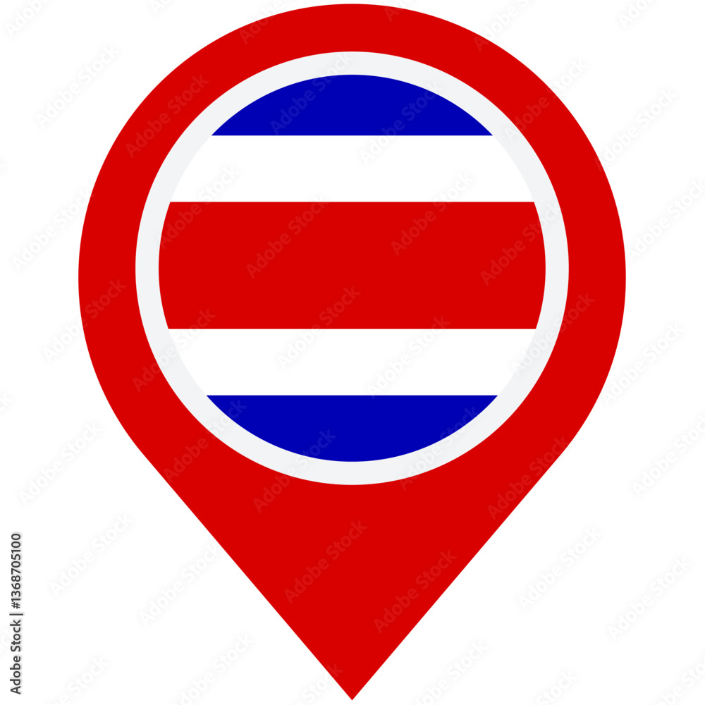 Discover Costa Rica's vibrant culture and breathtaking landscapes a simple map marker design with bold colors and a clean style. Discover Costa Rica's vibrant culture and breathtaking landscapes a simple map marker design with bold colors and a clean style.