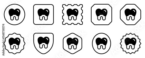Editable dental crown vector icon. Dentistry, healthcare, medical. Part of a big icon set family. Perfect for web and app interfaces, presentations, infographics, etc