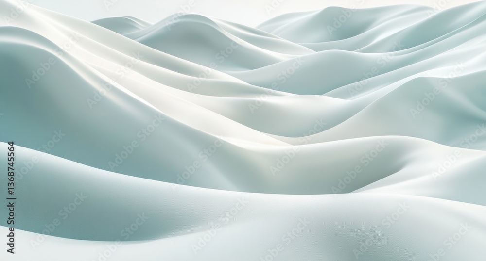 Obraz premium Abstract waves of soft lighting and smooth textures in light tones