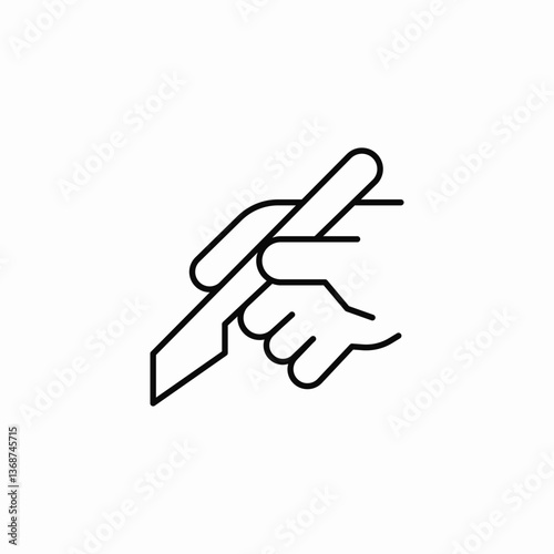 surgery medical tools icon sign vector
