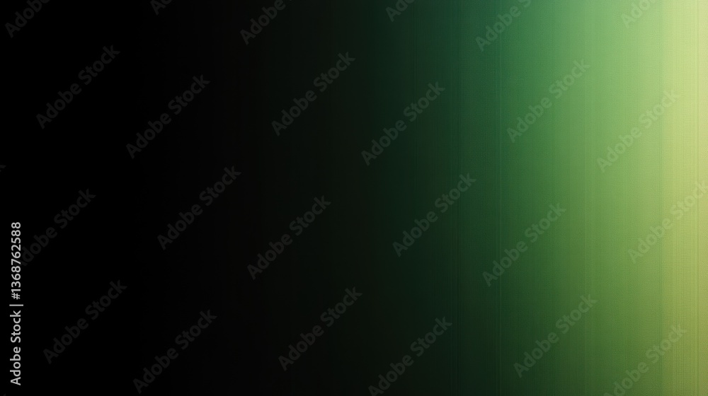 Obraz premium Abstract gradient from black to green.